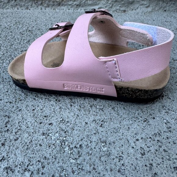 BIRKENSTOCK Pink Milano Sandals Girls US 4 EU 22 Baby Girl Toddler Shoes - Picture 6 of 11